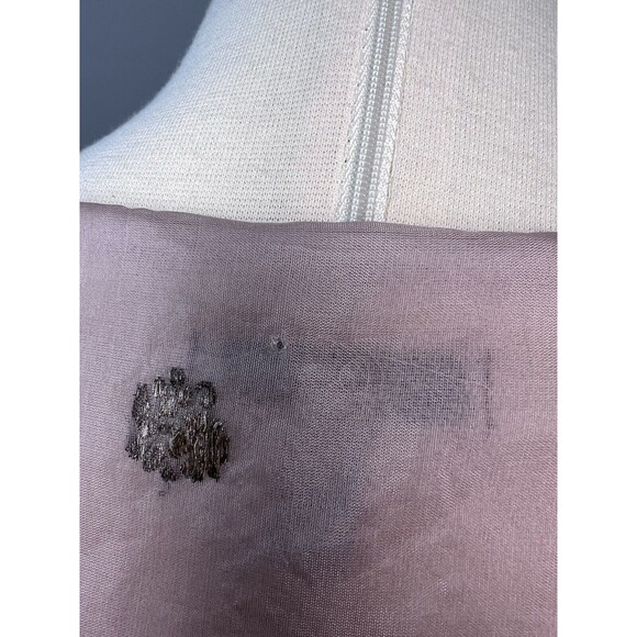 Vintage 80's Anne Klein Women's Pink Silk Floral Embroidered Tank Size 6 - Picture 6 of 10